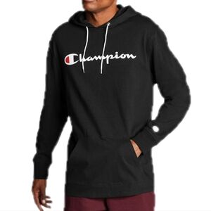 New! Champion Men's Black Hoodie Shirt Size XXL